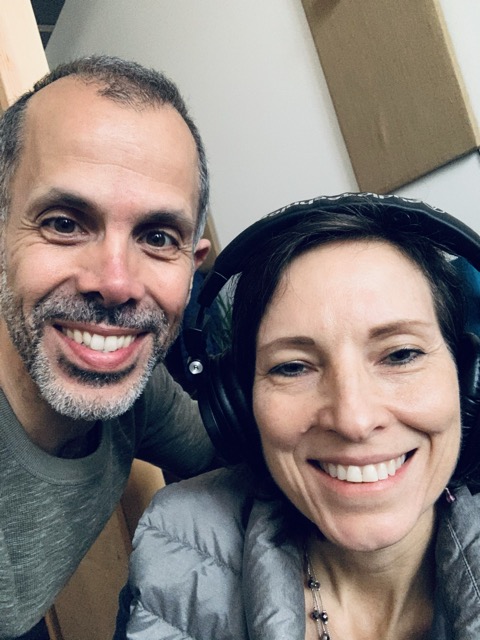 At the studio
